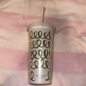 NWT Kate Spade Pink & Gold‎ Tumbler